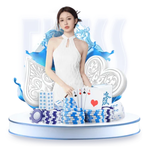 Bộ bài Blackjack và chip đặt cược.